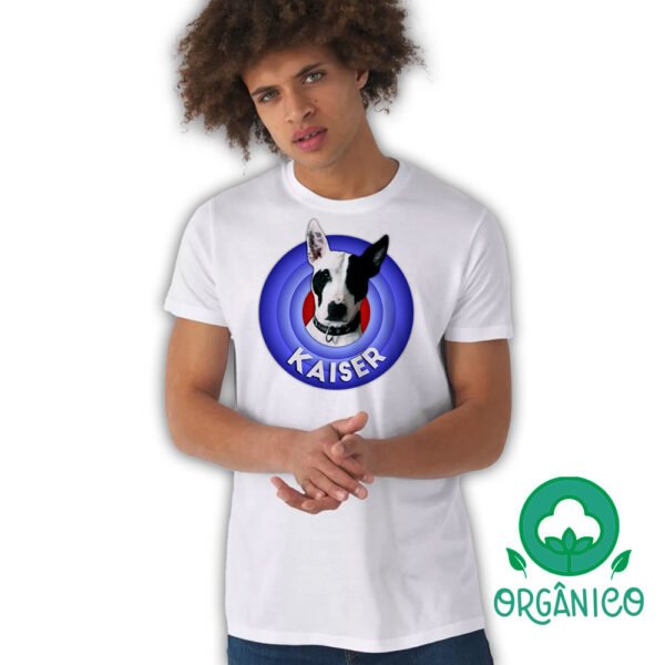 Camiseta personalizada con fotos algodón orgánico Unisex 2c - Imagen 2